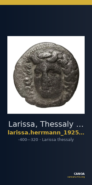 Larissa, Thessaly Herrmann 1925 VII.a-c, i-q — CANOA