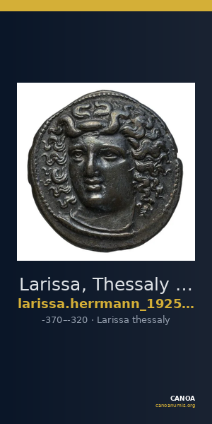 Larissa, Thessaly Herrmann 1925 VII.g-h — CANOA