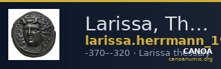 Larissa, Thessaly Herrmann 1925 VII.g-h — CANOA