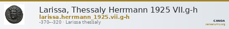 Larissa, Thessaly Herrmann 1925 VII.g-h — CANOA