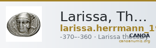 Larissa, Thessaly Herrmann 1925 VIII — CANOA