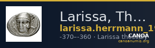 Larissa, Thessaly Herrmann 1925 VIII — CANOA