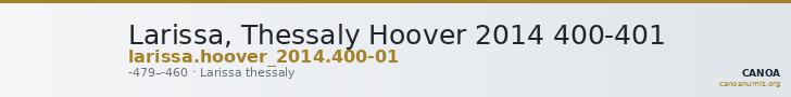Larissa, Thessaly Hoover 2014 400-401 — CANOA