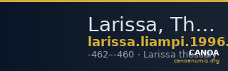 Larissa, Thessaly Liampi 1996 p. 111, 6 — CANOA