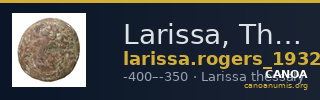 Larissa, Thessaly Rogers 1932 269-281 — CANOA