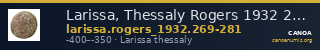 Larissa, Thessaly Rogers 1932 269-281 — CANOA