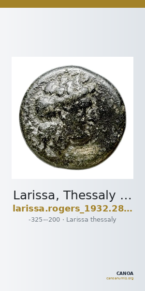 Larissa, Thessaly Rogers 1932 284-287a — CANOA