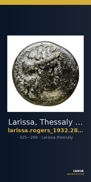 Larissa, Thessaly Rogers 1932 284-287a — CANOA