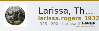 Larissa, Thessaly Rogers 1932 284-287a — CANOA
