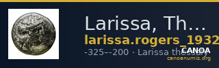 Larissa, Thessaly Rogers 1932 284-287a — CANOA