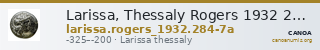 Larissa, Thessaly Rogers 1932 284-287a — CANOA