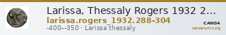 Larissa, Thessaly Rogers 1932 288-304 — CANOA