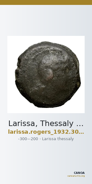 Larissa, Thessaly Rogers 1932 306-308a — CANOA