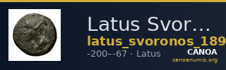 Latus Svoronos 1890 (1972) 1-2 — CANOA