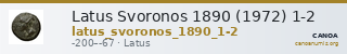 Latus Svoronos 1890 (1972) 1-2 — CANOA