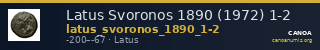 Latus Svoronos 1890 (1972) 1-2 — CANOA