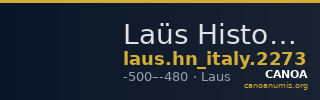 Laüs Historia Numorum Italy 2273 — CANOA
