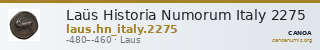 Laüs Historia Numorum Italy 2275 — CANOA