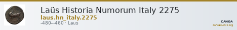 Laüs Historia Numorum Italy 2275 — CANOA