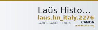 Laüs Historia Numorum Italy 2276 — CANOA