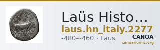 Laüs Historia Numorum Italy 2277 — CANOA