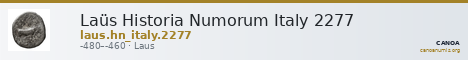 Laüs Historia Numorum Italy 2277 — CANOA