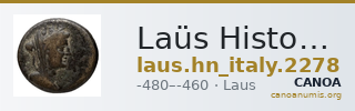 Laüs Historia Numorum Italy 2278 — CANOA
