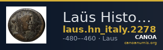 Laüs Historia Numorum Italy 2278 — CANOA