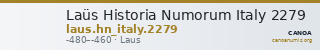 Laüs Historia Numorum Italy 2279 — CANOA