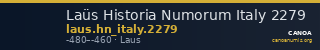 Laüs Historia Numorum Italy 2279 — CANOA