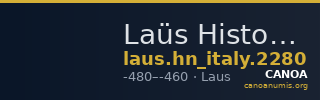 Laüs Historia Numorum Italy 2280 — CANOA