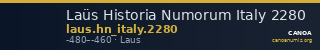 Laüs Historia Numorum Italy 2280 — CANOA
