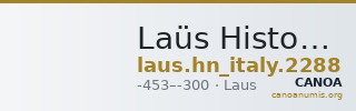 Laüs Historia Numorum Italy 2288 — CANOA