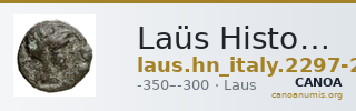 Laüs Historia Numorum Italy 2297-2300 — CANOA