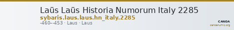 Laüs Laüs Historia Numorum Italy 2285 — CANOA