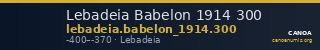 Lebadeia Babelon 1914 300 — CANOA