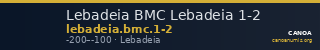 Lebadeia BMC Lebadeia 1-2 — CANOA