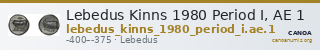 Lebedus Kinns 1980 Period I, AE 1 — CANOA