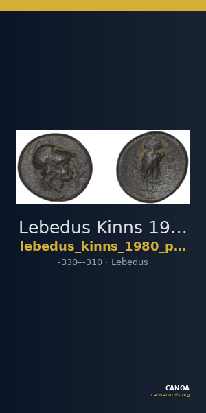 Lebedus Kinns 1980 Period I, AE 3 — CANOA
