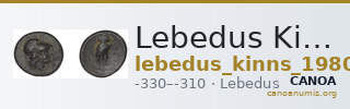 Lebedus Kinns 1980 Period I, AE 3 — CANOA