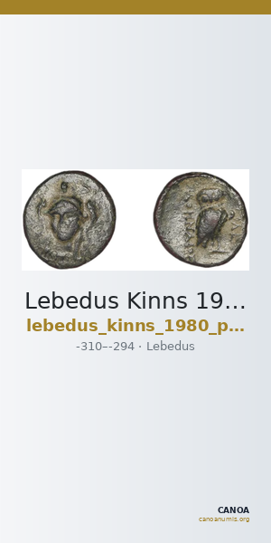 Lebedus Kinns 1980 Period I, AE 5 — CANOA