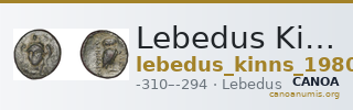 Lebedus Kinns 1980 Period I, AE 5 — CANOA
