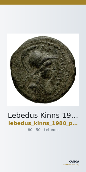 Lebedus Kinns 1980 Period III, AE 10 — CANOA