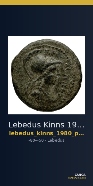 Lebedus Kinns 1980 Period III, AE 10 — CANOA