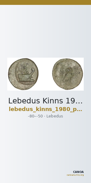 Lebedus Kinns 1980 Period III, AE 11 — CANOA