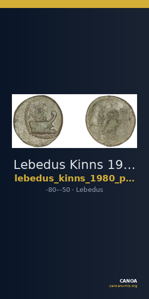 Lebedus Kinns 1980 Period III, AE 11 — CANOA