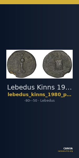Lebedus Kinns 1980 Period III, AE 12 — CANOA