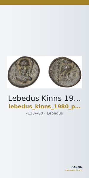 Lebedus Kinns 1980 Period III, AE 5 — CANOA