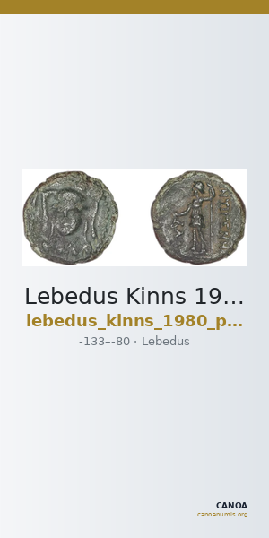 Lebedus Kinns 1980 Period III, AE 8 — CANOA
