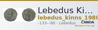 Lebedus Kinns 1980 Period III, AE 8 — CANOA